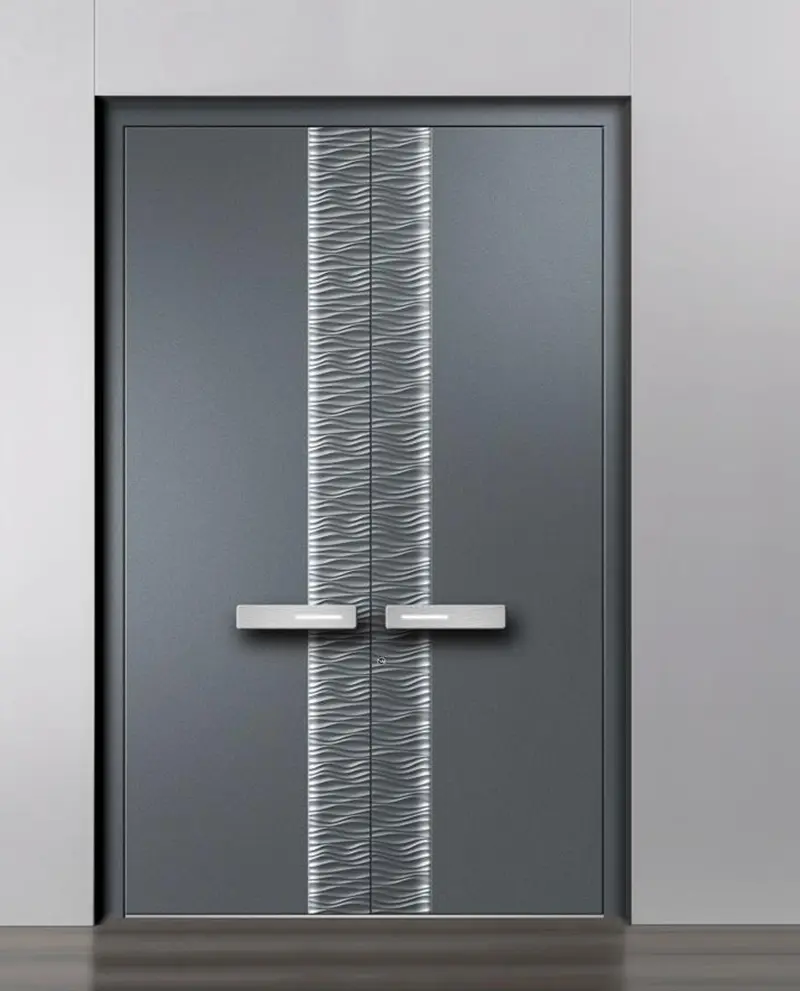 Customized High End Minimalist Aluminum Entry Door